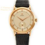 Omega Cal.342 Bumper Automatic 18ct Pink Gold 1950 – Original Dial mobile navigation (4)