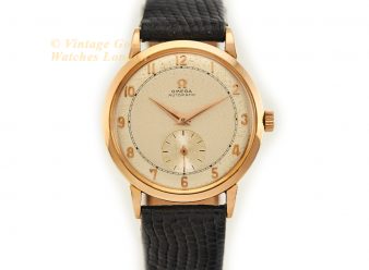 Omega Cal.342 Bumper Automatic 18ct Pink Gold 1950 – Original Dial