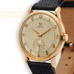 Omega Cal.342 Bumper Automatic 18ct Pink Gold 1950 – Original Dial mobile navigation (5)