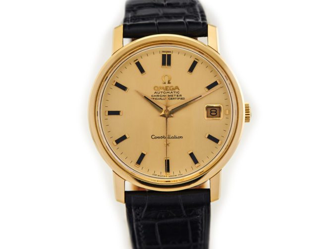 Omega Constellation Cal.564 18ct 1968 Solid Gold Dial – Museum Condition! (7)