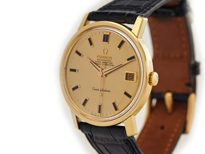 Omega Constellation Cal.564 18ct 1968 Solid Gold Dial – Museum Condition! (8)