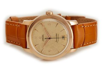 Omega Seamaster Calendar Cal.355 Bumper Automatic 18ct Pink Gold 1954 – Original Dial