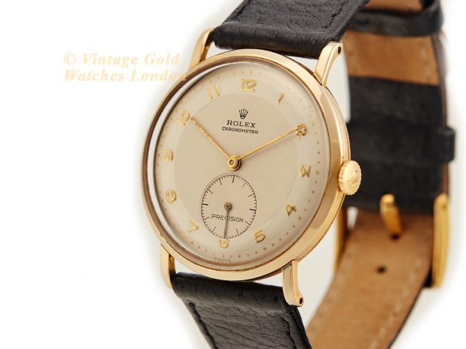 Rolex Precision Chronometer 18ct 1950 (5)