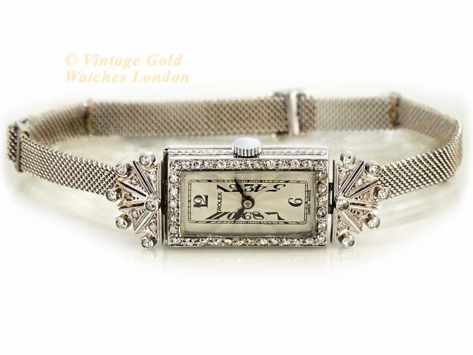 Ladies Rolex in Diamond and 18ct White Gold 1924 (7)