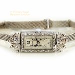 Ladies Rolex in Diamond and 18ct White Gold 1924 mobile navigation (18)