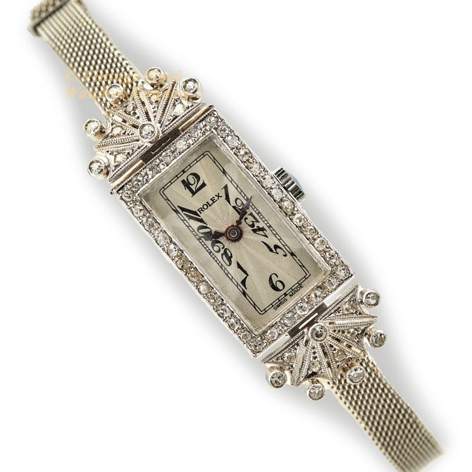 Ladies Rolex in Diamond and 18ct White Gold 1924 (19)