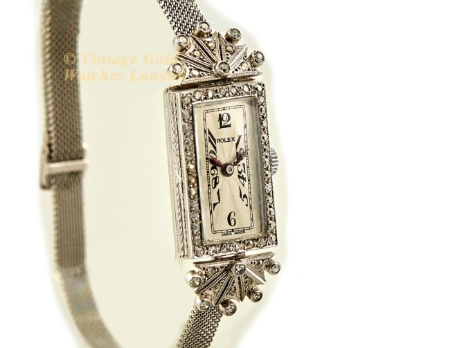 Ladies Rolex in Diamond and 18ct White Gold 1924 (3)