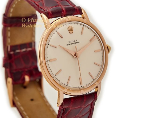 Rolex Precision Metropolitan Chronometer 18ct Pink Gold 1952 (3)