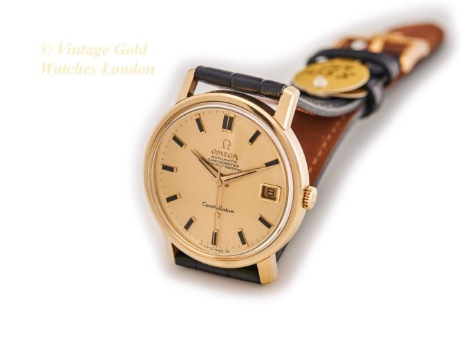 Omega Constellation Cal.564 18ct 1968 Solid Gold Dial – Museum Condition! (26)