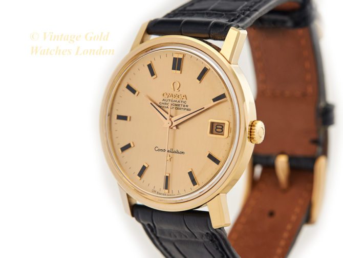 Omega Constellation Cal.564 18ct 1968 Solid Gold Dial – Museum Condition! (24)