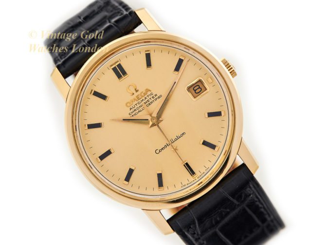 Omega Constellation Cal.564 18ct 1968 Solid Gold Dial – Museum Condition! (16)