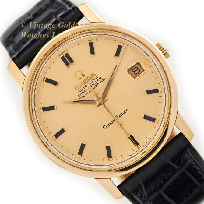 Omega Constellation Cal.564 18ct 1968 Solid Gold Dial – Museum Condition! (42)