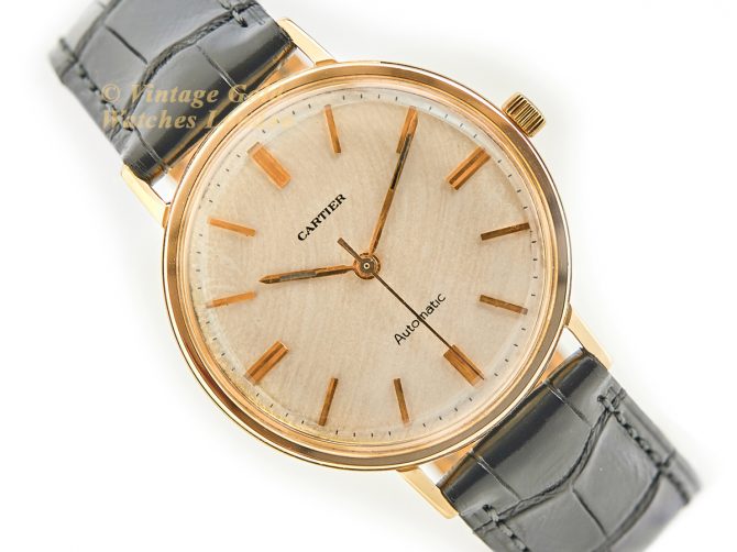 Cartier Automatic 18ct ‘Sands of Time’ Dial c1967 (1)