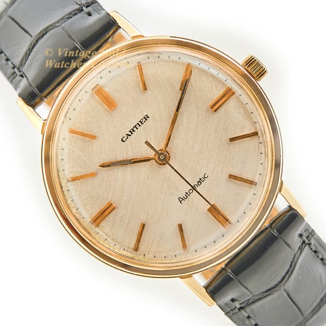 Cartier Automatic 18ct ‘Sands of Time’ Dial c1967 (13)