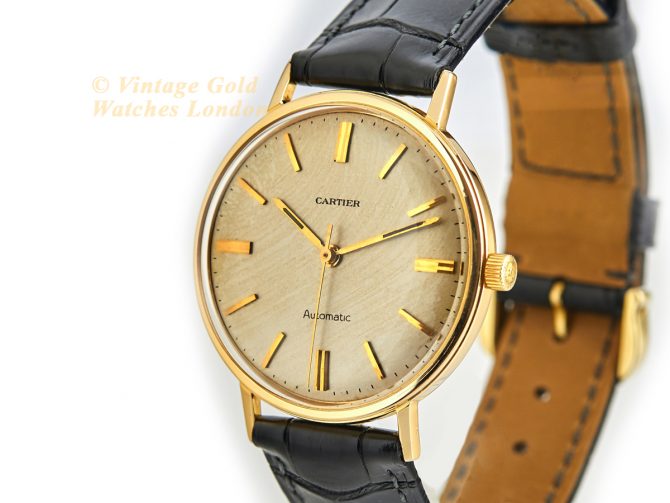 Cartier Automatic 18ct ‘Sands of Time’ Dial c1967 (5)