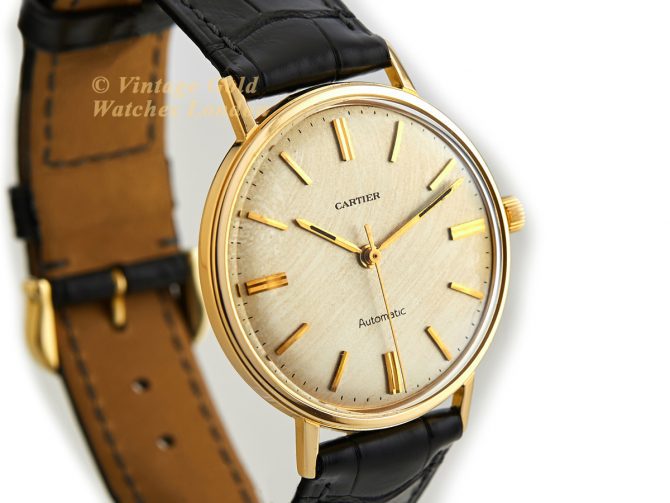 Cartier Automatic 18ct ‘Sands of Time’ Dial c1967 (3)