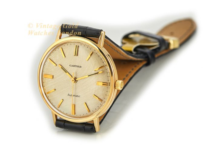 Cartier Automatic 18ct ‘Sands of Time’ Dial c1967 (6)