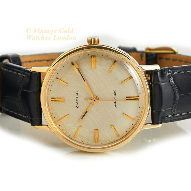 Cartier Automatic 18ct ‘Sands of Time’ Dial c1967 (12)