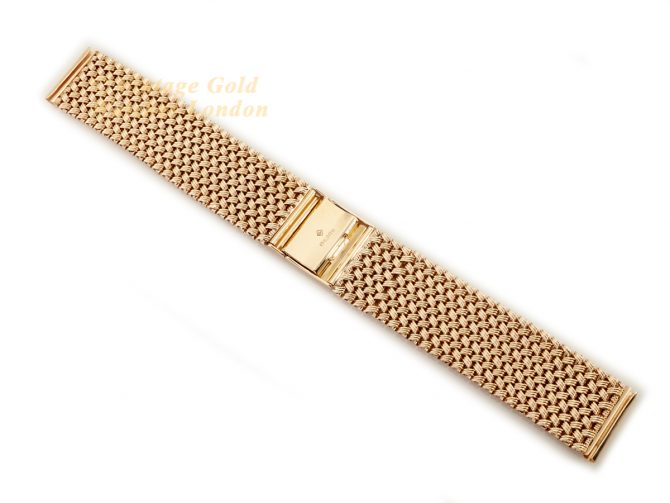 9ct Gold Bracelet 18mm size Large (2)