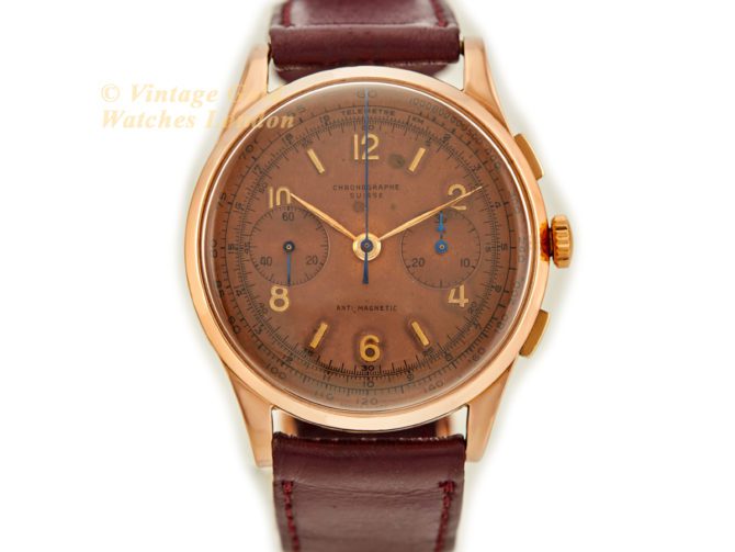 Chrono Suisse Cal.48 18ct Pink Gold Chronograph 1948 (20)