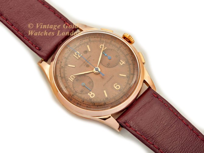 Chrono Suisse Cal.48 18ct Pink Gold Chronograph 1948 (28)