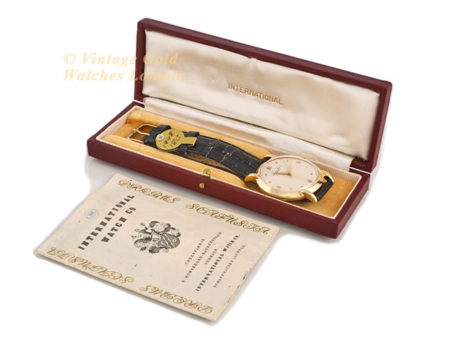 IWC Cal.89 18ct 1948 / 1950 37mm Original Box & Papers (36)