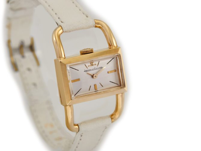 Ladies Jaeger-LeCoultre : Hermes Etrier, 18ct 1963 ‘Luchetto’ (12)