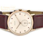 Movado Cal.470 18ct Pink Gold, Ruby Studded Dial, c1958 mobile navigation (27)