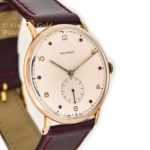 Movado Cal.470 18ct Pink Gold, Ruby Studded Dial, c1958 mobile navigation (19)