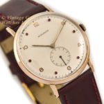 Movado Cal.470 18ct Pink Gold, Ruby Studded Dial, c1958 mobile navigation (17)