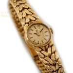 Ladies Omega 18ct on Original 18ct Bracelet 1971 mobile navigation (2)