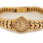 Ladies Omega 18ct on Original 18ct Bracelet 1971 mobile navigation (14)