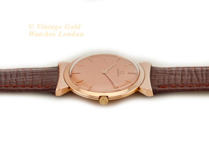 Ladies Omega Cal.540 18ct Pink Gold 1958 (9)