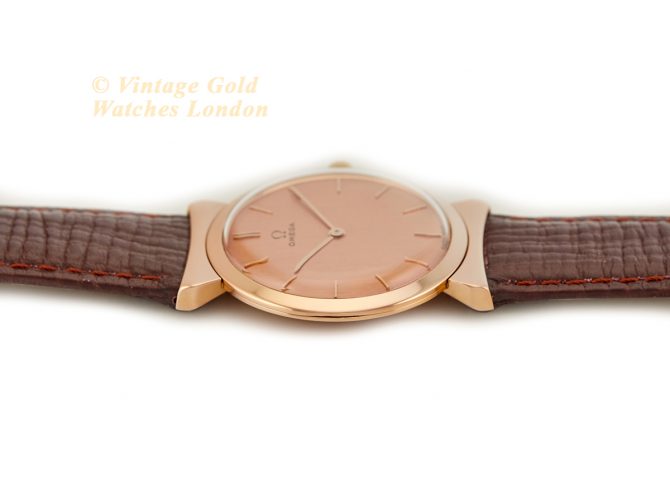 Ladies Omega Cal.540 18ct Pink Gold 1958 (10)