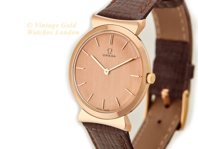 Ladies Omega Cal.540 18ct Pink Gold 1958 (5)