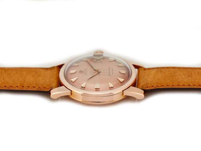 Omega Seamaster Calendar Cal.503 18ct Pink Gold 1957 (2)