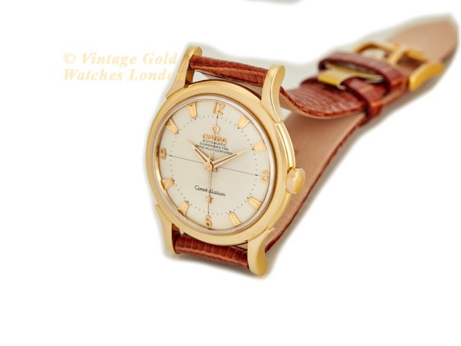 Omega Constellation Cal.354 Bumper Automatic 18ct 1959 – Quilted Dial (11)