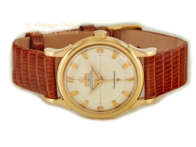 Omega Constellation Cal.354 Bumper Automatic 18ct 1959 – Quilted Dial (13)