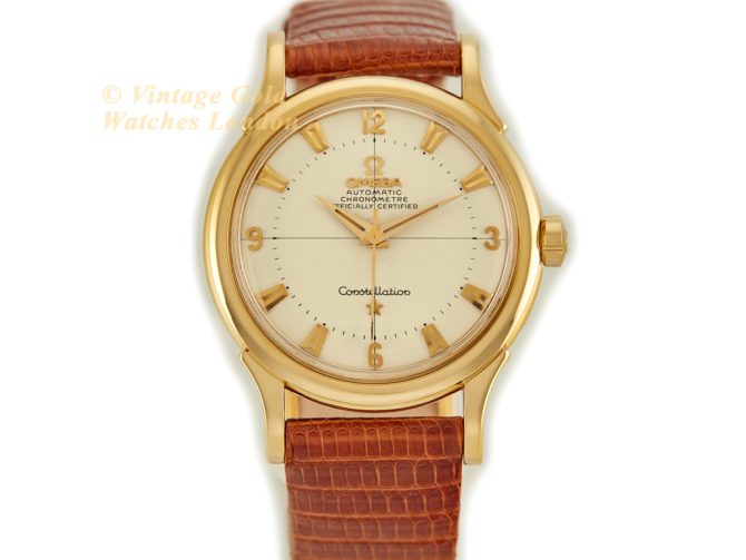 Omega Constellation Cal.354 Bumper Automatic 18ct 1959 – Quilted Dial (7)