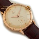 Omega Cal.491 Automatic 18ct Pink Gold 1955 37.5mm Two Tone Dial mobile navigation (8)