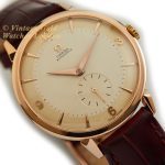 Omega Cal.491 Automatic 18ct Pink Gold 1955 37.5mm Two Tone Dial mobile navigation (2)