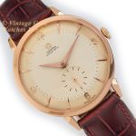 Omega Cal.491 Automatic 18ct Pink Gold 1955 37.5mm Two Tone Dial mobile navigation (1)