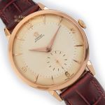 Omega Cal.491 Automatic 18ct Pink Gold 1955 37.5mm Two Tone Dial mobile navigation (15)