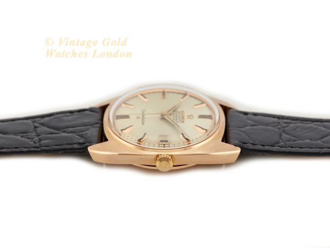 Omega Constellation Tonneau 18ct Pink Gold 1968 (9)