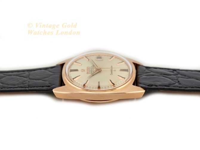 Omega Constellation Tonneau 18ct Pink Gold 1968 (10)