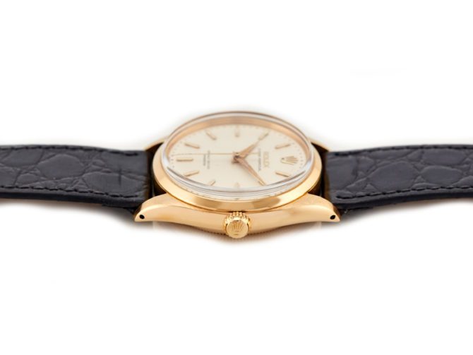 Rolex Oyster Perpetual Cal.1030 18ct 1959 Quilted Dial (3)