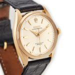 Rolex Oyster Perpetual Cal.1030 18ct 1959 Quilted Dial mobile navigation (9)