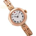 Ladies Rolex 9ct Pink Gold Porcelain Dial 1916 mobile navigation (1)