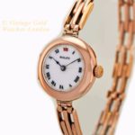 Ladies Rolex 9ct Pink Gold Porcelain Dial 1916 mobile navigation (9)