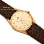 Rolex Precision Chronometer Cal.700 18ct Pink Gold c1945 mobile navigation (29)